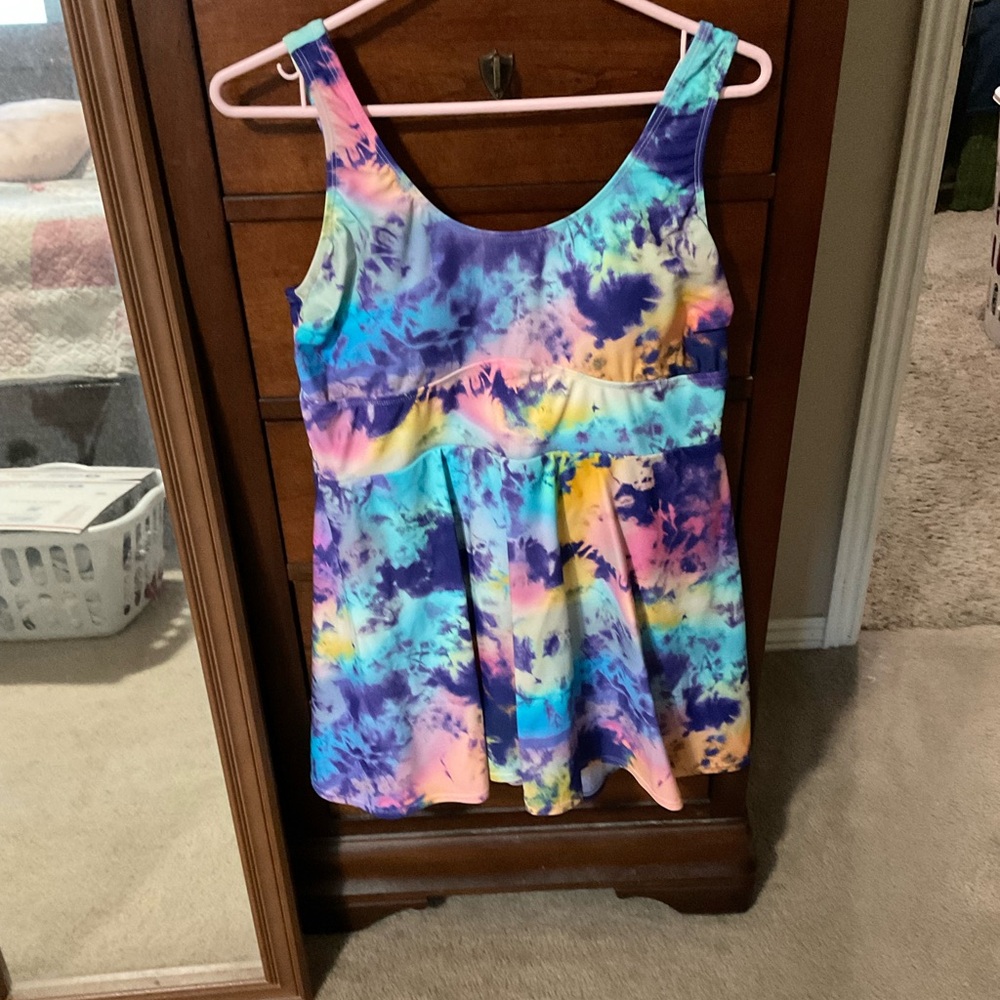 TORRID swim dress size 1 in super cute tie dye